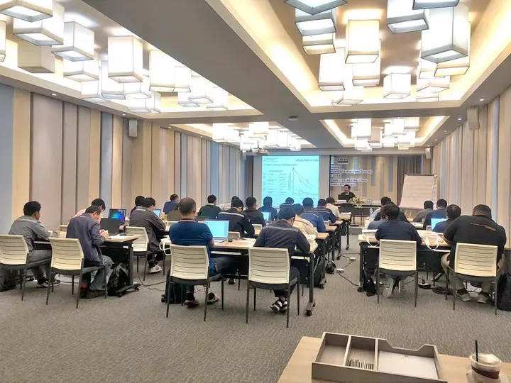 บรรยากาศการอบรม