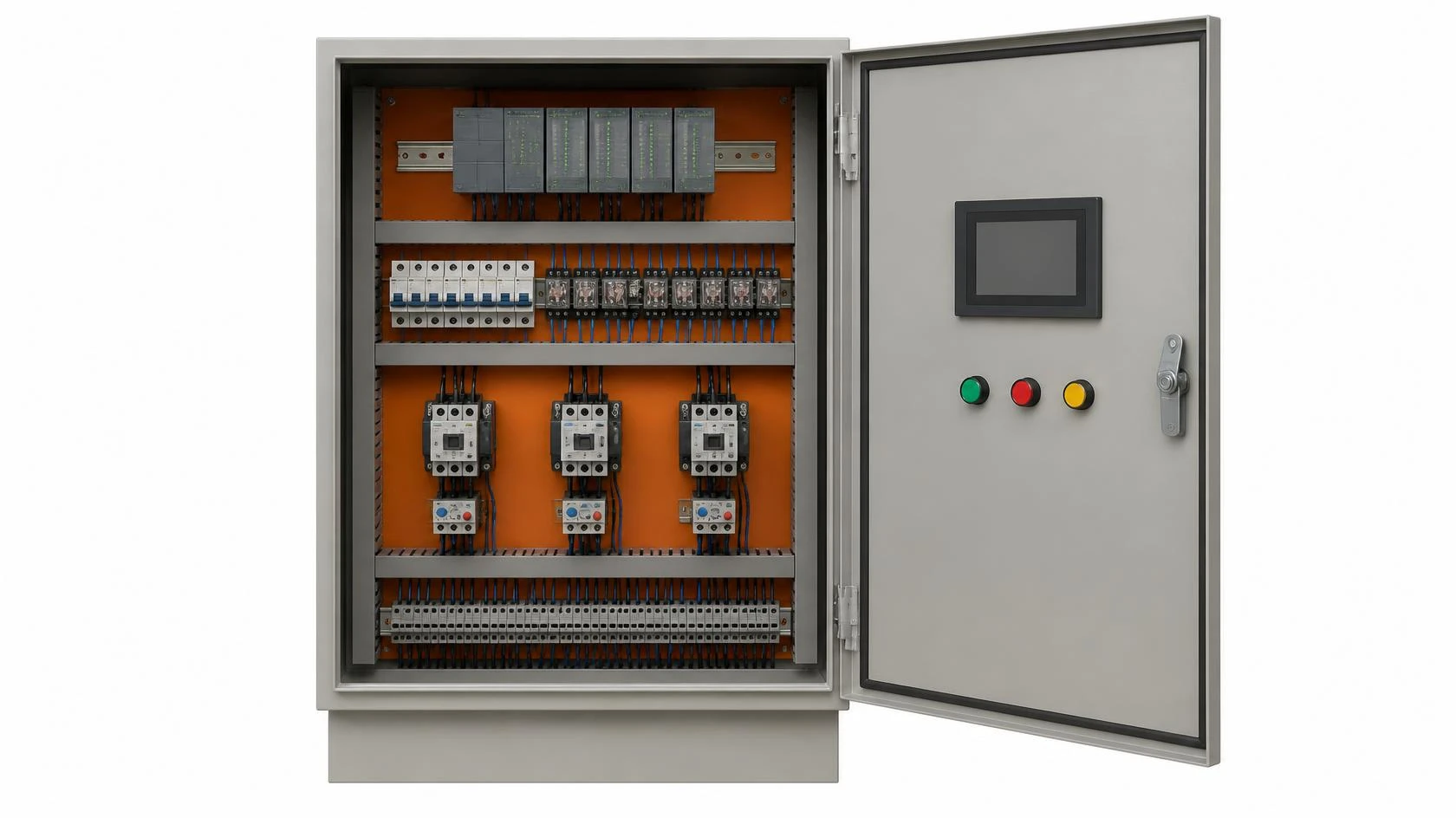 ภาพประกอบ PLC: คอมพิวเตอร์ควบคุมเครื่องจักร
